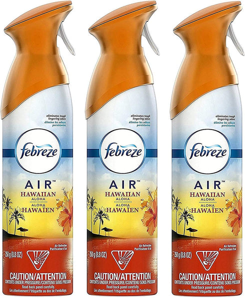 Febreze Air Freshener, Hawaiian Aloha, 8.8 Ounces (Pack of 3)