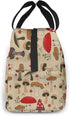 The Various Mushroom Art Lunch Bag For Women Girls Kids Insulated Picnic Pouch Thermal Cooler Tote Bento Large Meal Prep Cute Bag Big Leakproof Soft Bags For Lunch Box, Camping, Travel, Fishing