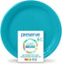 Preserve Go Lightweight BPA Free Large Dinner Plates Made from Recycled Plasti Kitchen Supplies, Aqua