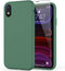 DEENAKIN iPhone Xr Case with Screen Protector,Soft Flexible Silicone Gel Rubber Bumper Cover,Slim Fit Shockproof Protective Phone Case for iPhone Xr Dark Green