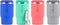 REDUCE 4-in-1 Stainless Steel Bottle and Can Insulator Keeps Bottles, Cans, Skinny Cans and Mixed Drinks Cold Sweat-Free, Perfect for Outdoor Drinking - 4pk - Blue, Green, Pink & Gray