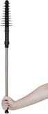 ToiletShroom Revolutionary Plunger, Squeegee, Clog Remover, Drain Cleaner, Bathroom Toilet Dredge Tool, Stainless Steel Handle with Caddy Holder, Оne Расk, Black