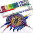 Glitter Pens 60 Set by Chromatek. Best Colors. 200% the Ink: 30 Gel Pens, 30 Refills. Super Glittery Ultra Vivid Colors. No Repeats. Professional Art Pens. New & Improved.
