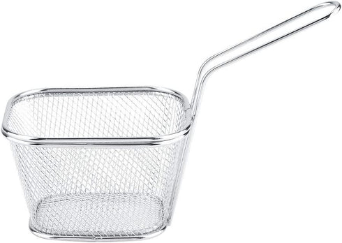 Mini Stainless Steel Chips Deep Fry Baskets Food Presentation Strainer Potato Cooking Tool