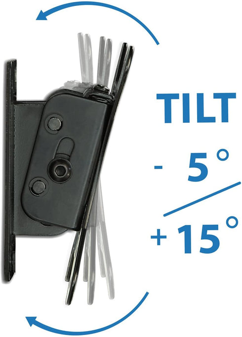 Mount-It! Small TV Monitor Wall Mount | RV TV Mount | Quick Release | Fits 13 15 17 19 20 21.5 24 25 27 32 Inch Screens | 75 100 VESA Compatible | Low-Profile Slim Design | 30lb Capacity