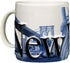 Americaware SMNYC01 New York 18 oz Duo Tone Blue Relief Mug