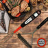 Digital Meat Thermometer Fork for Grilling and Barbecue Very Fast Read with Electronic Ready Alarm Quick Accurate Temperature for Any Grilled Food, Steak, Pork, Chicken on Patio or Outside Kitchen
