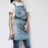 Cotton Denim Apron Adjustable Baking Cooking Apron with Pockets for Kitchens