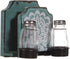 M&F Western 94120 Salt & Pepper Napkin Holder Shaker Set44; Turquoise