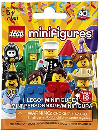 LEGO Minifigure Series 18: Party - 1 Figure Building Kit 7 pieces