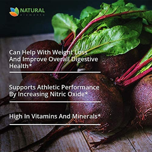 Beet Root Capsules - 1200mg Per Serving - 200 Beet Root Powder Capsules - Beetroot Powder Supports Blood Pressure, Athletic Performance, Digestive, Immune System (Pure, Non-GMO & Gluten Free)