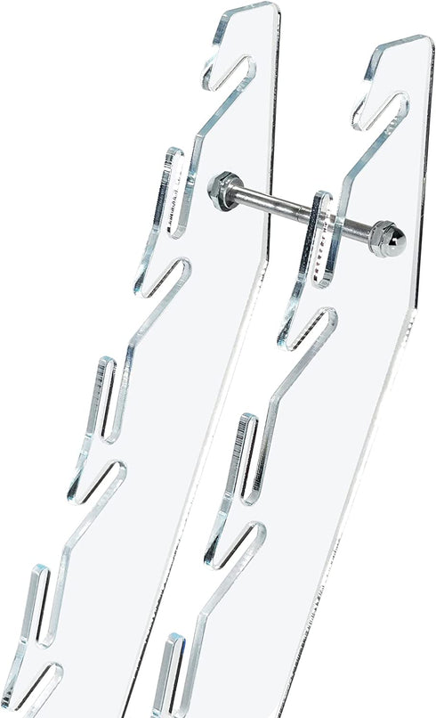 STAUBER Best Acrylic Baseball Cap Rack and Hat Storage Display Holder Stand (Clear)