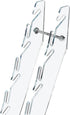 STAUBER Best Acrylic Baseball Cap Rack and Hat Storage Display Holder Stand (Clear)