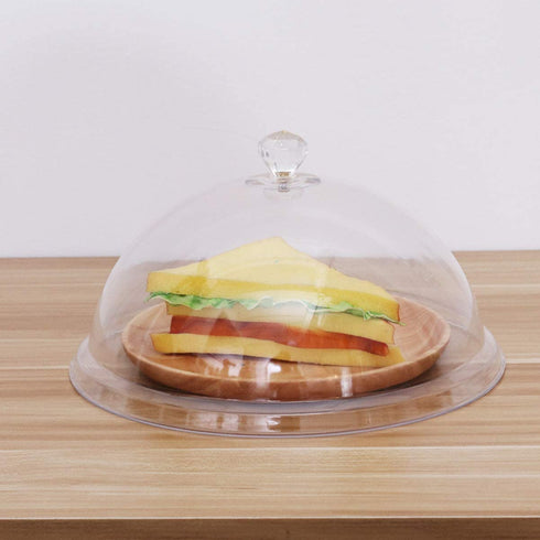 BESTONZON Food Cover Dome Food Screen Protector Fly Cake Cover for Home Restaurant Use (8.5x 5.9 Inch)