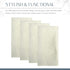 Elrene Home Fashions Poinsettia Elegance Jacquard Holiday Napkins (Set of 4), 17" x 17", Ivory 4 Count