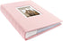 Golden State Art, Photo Album for 4x6 300 Pictures - Weddings, Holidays, Engagements, Vacations, Family - Front Extra Large Photo Display (Faux Leather Pink)