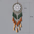 Dream Catchers for Teens Girl Bedrooms Decor Boho Nightmare Crochet Sun Floral Woodland Traditional Dreamcatcher Windchime for Boy Room Decorations, Baby Shower, Toddler Crib,Gold Green Orange