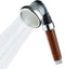 GIFT ZEN Zen Ionic Shower Head with Beads,3-Setting Filtered High Pressure Water Saving Ecowater Spa Showerhead for Dry Skin & Hair (no hose)