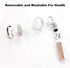 GIFT ZEN Zen Ionic Shower Head with Beads,3-Setting Filtered High Pressure Water Saving Ecowater Spa Showerhead for Dry Skin & Hair (no hose)