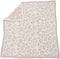 Barefoot Dreams CozyChic in The Wild Baby Blanket, Dusty Rose / Cream