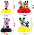Mickey Minnie Donald Duck Honeycomb Centerpieces, 9 Pcs Table Topper for Birthday Party Decoration, Double Sided Cake Topper Party Favor, Photo Booth Props, Party Supplies for Kids€¦