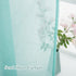 MIULEE Turquoise Blue Linen Textured Sheer Curtain for Bedroom Living Room Semi Transparent Farmhouse Window Net Panels for Kids Nursery 2 Pieces W 54 x L 84 inches Long
