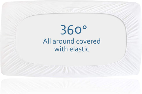 SPRINGSPIRIT Mattress Protector Waterproof Twin Size, Breathable & Noiseless Twin Mattress Pad Cover Quilted Fitted with Deep Pocket up to 14" Depth