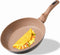 Ecowin Small Frying Pan Nonstick Skillet, Granite Coating Omelette Pan, Oven Safe Skillet Pan with Keep Cool Handle, PFOA Free, Suitable for All Stoves, 8 Inch