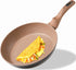 Ecowin Small Frying Pan Nonstick Skillet, Granite Coating Omelette Pan, Oven Safe Skillet Pan with Keep Cool Handle, PFOA Free, Suitable for All Stoves, 8 Inch