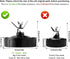 for Blender Blade Replacement 6 Fins Pro Extractor Blade for Nutri Ninja Auto iQ BL480W-70 BL480D-30DOB BL450-70 BL451-70 BL454-70 BL455-70 BL481-70 BL482-70 Only Fit for 18 24 32 oz, No 16oz