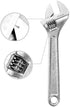 WORKPRO 4-piece Adjustable Wrench Set, Forged, Heat Treated, Chrome-plated (6-inch, 8-inch, 10-inch, 12-inch)