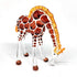 ZOOCRAFT Glass Giraffe Figurine Collectible Hand Blown Safari Miniature Animals Collectibles Home Decoration Set of 2