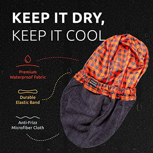 Shower Cap for Men. Stay dry, stay cool.
