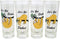 Let's Get Slothed Assorted Sloth Shot Glass Gift Set, Set of 4