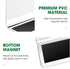 Baluue 6Pcs Plastic Shelf Dividers Magnetic Closet Shelf Organizer Divider Separator Clapboard for Storage Bedroom Bathroom Kitchen Office Supermarket 6CM