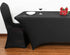 Obstal 5ft Stretch Spandex Table Cover for Standard Folding Tables - Universal Rectangular Fitted Tablecloth Protector for Wedding, Banquet and Party