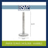 RSVP International Kitchen Collection Countertop Paper Towel Holder, Marble 5.13 x 12.75"