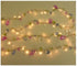 Battery Operated Indoor House String Lights Bohemia Style String with Colorful Jewels LED Fairy Christmas Lights Battery Powered 8 Mode RemoteTimer 30 Warm White LED Gift Lights for Bedroom Kids