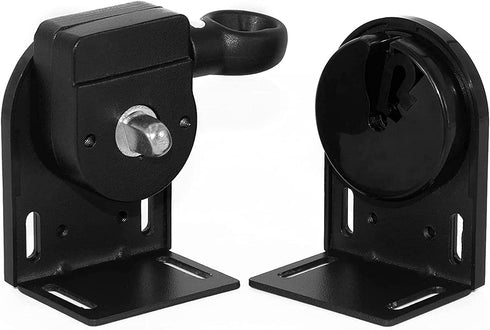 UD Universal Replacement Mounting Bracket for IndoorOutdoor Roller Shade, Roller Blind Accessories (Black Cordless Bracket) QSZJ