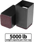 GAGUIUP 1.5 x 1.5 x 2 Inch Bed Riser - Bed or Furniture Post, Creates an Additional 2" of Height! Heavy-Duty Couch, Table, Chair, Desk or Sofa Riser Floor Protection (Square, Black)