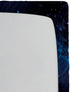 Ambesonne Space Fitted Sheet, Mystical Sky with Star Clusters Cosmos Nebula Celestial Scenery Artwork, Soft Decorative Fabric Bedding All-Round Elastic Pocket, Twin Size, Purple Blue