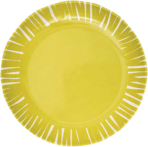 French Bull Assorted Plates-6 Piece Set-Melamine Dinnerware, Serving, Party, Platter, Dish, 6" Fringe Appetizer