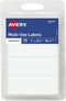 Avery 6113 All-Purpose Labels, 1 x 2.75 Inches, White, Pack of 128