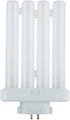 Sunlite Series FML27/30K/2PK Fluorescent 27W 3000K Warm White Quad Tube FML CFL Plugin Light Bulbs, 4-Pin GX10Q-4 Base, 2 Pack, 2 Count (Pack of 1), 3000K-Warm