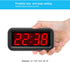 Digital Alarm Clock Battery Operated, 1.2" LED Large Display, Auto Dim, 12/24H, Snooze, 4 AA Batteries Keep Small Clock Work More Than 1 Year, for Kids, Bedroom, Bathroom, Bedside, on The Wall, Desk