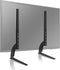 Universal Table Top TV Stand for Most 27 30 32 37 40 43 47 50 55 60 65 inch Plasma LCD LED Flat or Curved Screen TVs with Height Adjustment, VESA Patterns up to 800mm x 500mm, 88 lbs