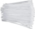 Zcpotizi Clear Zip Ties 6 Inch White Small Nylon Cable Ties Wire Ties Zipties Self-Locking for Fence Plants Wreath Crafts Christmas Gifts for Garden Office Use 100 Pack
