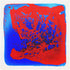 LONGKING 12 Inch X 12 Inch (30cm X 30cm) Liquid Encased Decorative Tiles, Blue-Red-Black