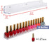 J JACKCUBE Design Acrylic Nail Polish Wall Mount Cosmetic Storage Organizer, Space-Saving 3 Ledge Shelf Set (Large)- :MK178B