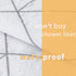 Aimjerry Cube Fabric Shower Curtain for Bathroom, White Waterproof 72-inch